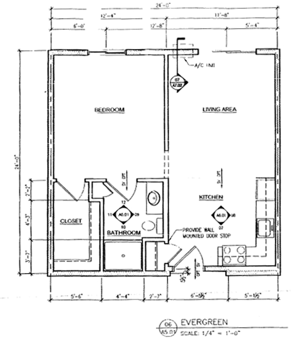 Evergreen floor plan