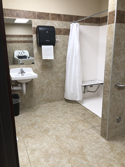 Memory care shower
